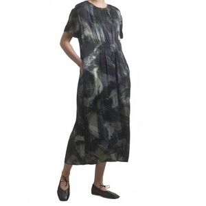 Elegant Black and Green Women's Mini Dress